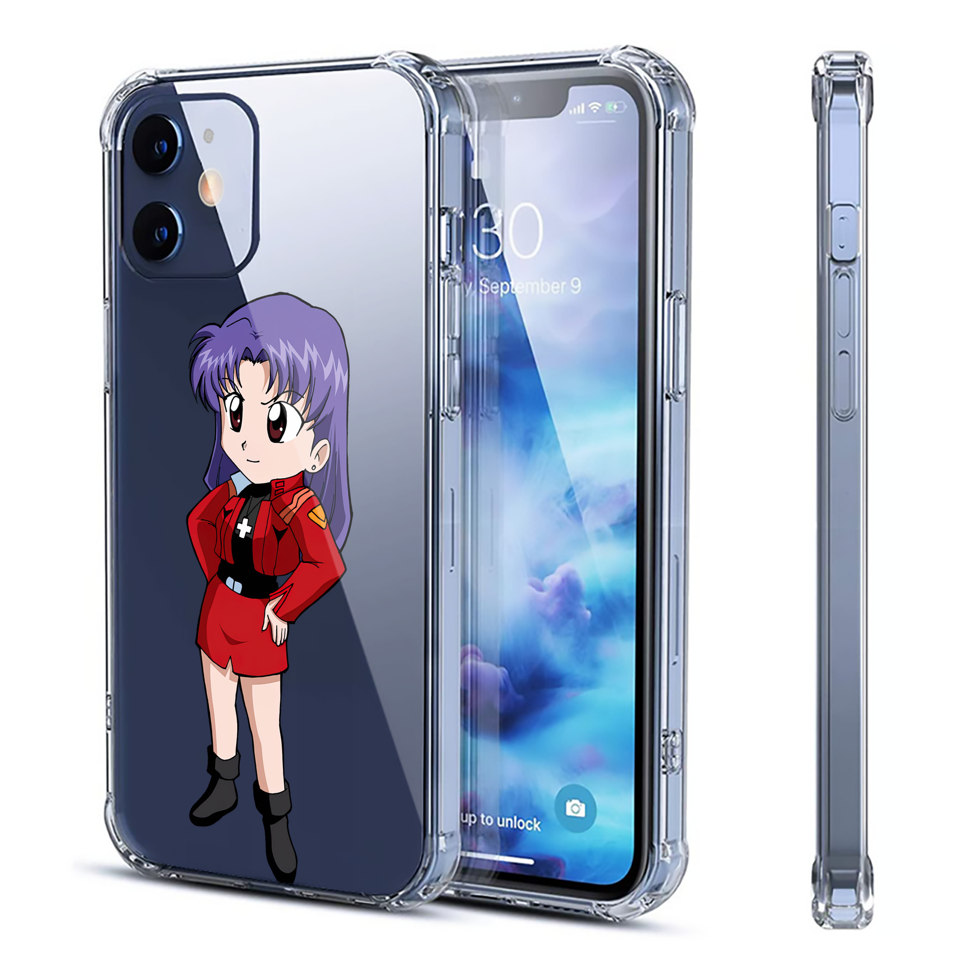 （画像用） EVA 新世紀エヴァンゲリオン 【iPhone 12シリーズ対応】透明スマホケース（クリアソフトケース）